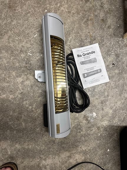 Infravärmare silver
