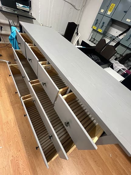 Hemnes Byrå 8 lådor