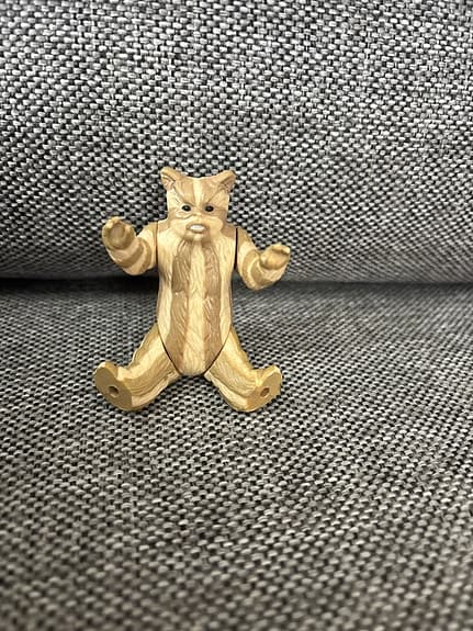 Vintage Kenner Logray Ewok actionfigur från Star Wars: Return of the Jedi 1983.