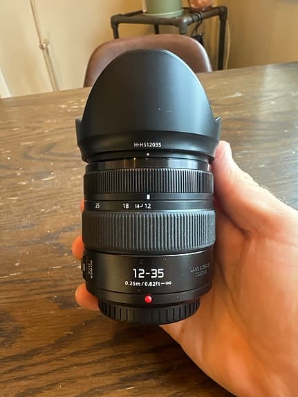 Panasonic gh5, sigma 1835, lumix 12-35, Weebill S, smallrig cage