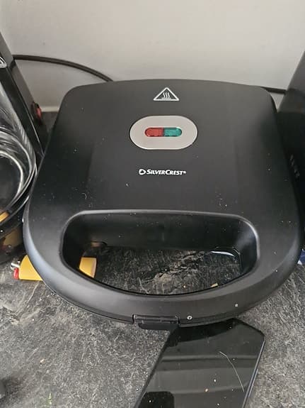 Sandstrøm smörgåsgrill svart