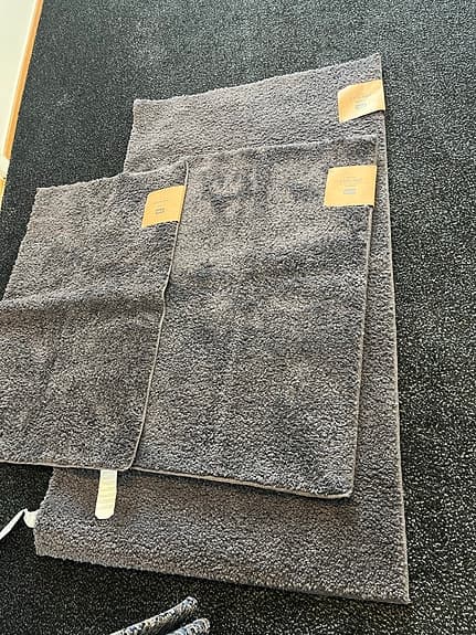 GOLD badrumsmattor grå