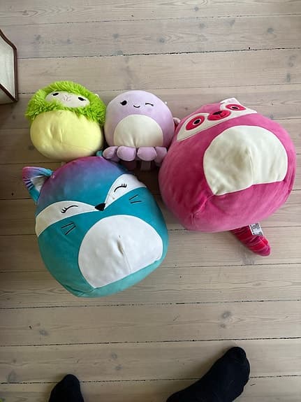 Squishmallows gosedjur set med 4 st