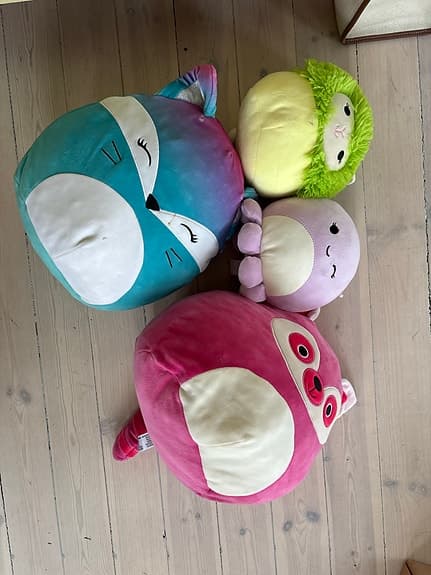 Squishmallows gosedjur set med 4 st