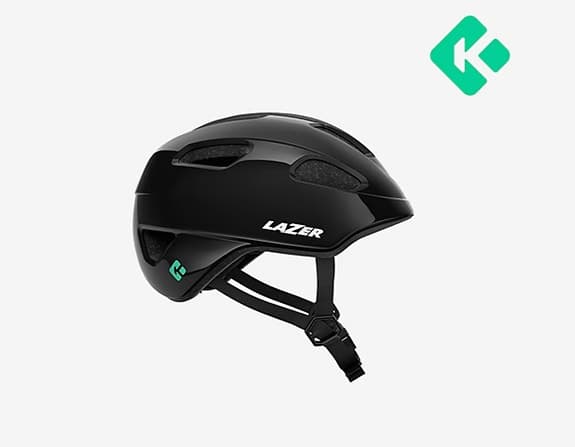 Lazer cykelhjälm barn svart m rotationsskydd 50-56cm ny