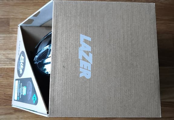 Lazer cykelhjälm barn svart m rotationsskydd 50-56cm ny
