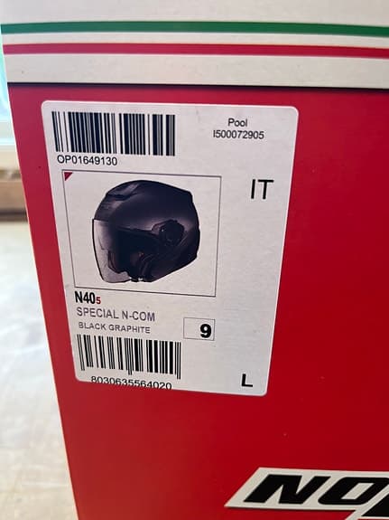 Nolan N40-5 Special N-Com MC-hjälm stl L svart