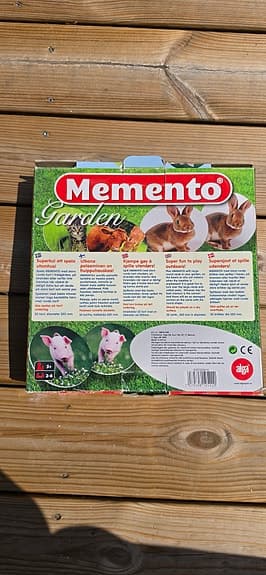 Memory Garden utomhusspel för barn 3+