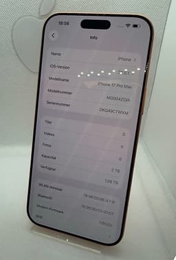 Apple iPhone 17 Pro Max 2TB