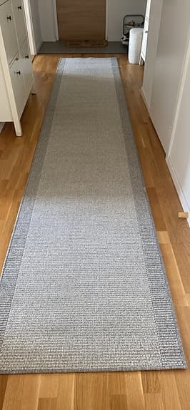 IKEA grå gångmatta