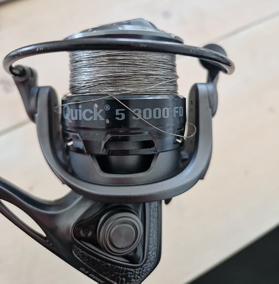 Quick 5 3000 FD haspelrulle med  Abu Garcia Svartzonker
