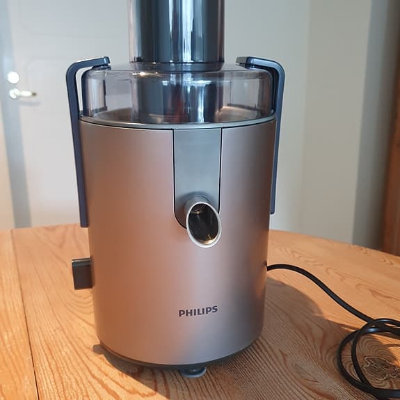 Philips fruktpress - mörkgrå/silver