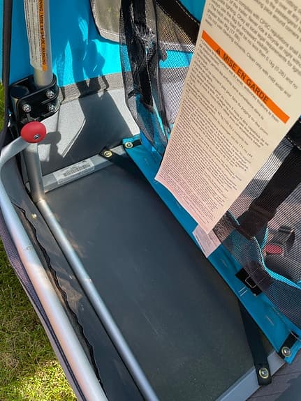 Thule coaster XT cykelvagn blå för 2 barn