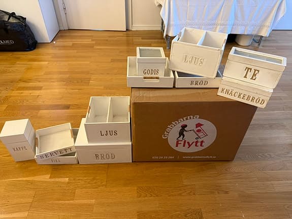 Jotex köksförvaring lådor