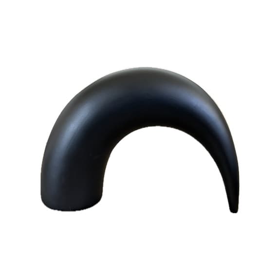 Svart vas i hornform cool unik mattsvart stor design kruka