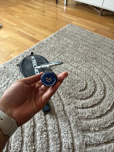 Tecno Pro badmintonracket med fodral