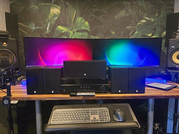 Yamaha HTR-2071 + Audio Pro 5.0 Hemmabiosystem – Mycket fint skick