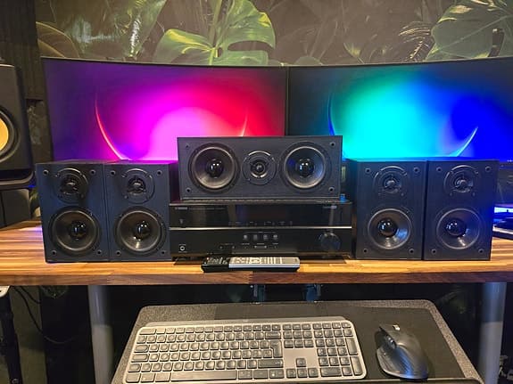 Yamaha HTR-2071 + Audio Pro 5.0 Hemmabiosystem – Mycket fint skick