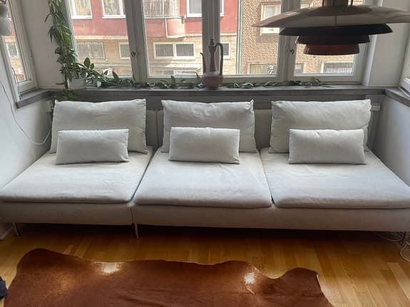 4-sitssoffa IKEA ”Söderhamn” i Gunnared beige