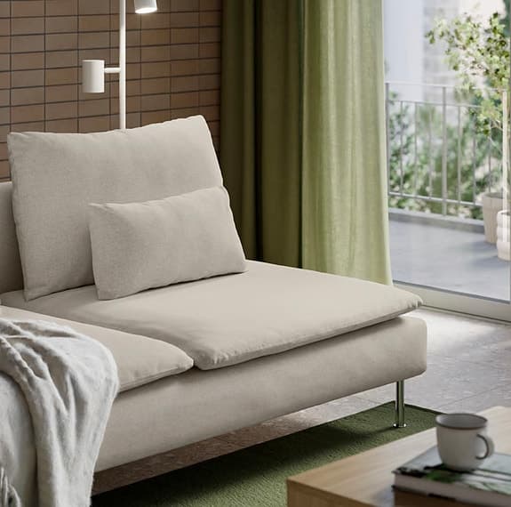 4-sitssoffa IKEA ”Söderhamn” i Gunnared beige