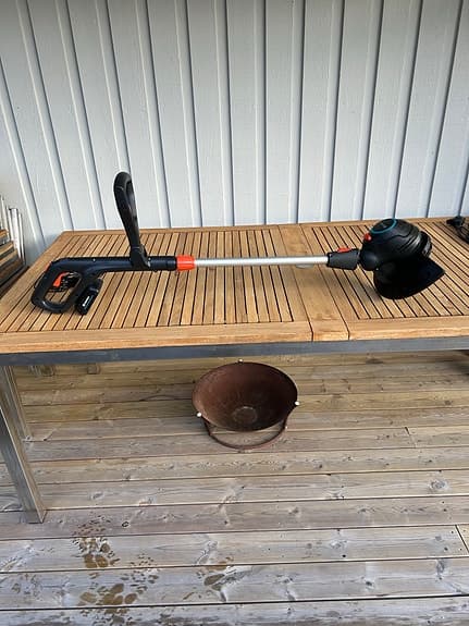 Gardena grästrimmer batteridriven svart/orange