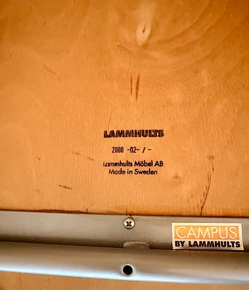 3 Lammhults Campus Chairs