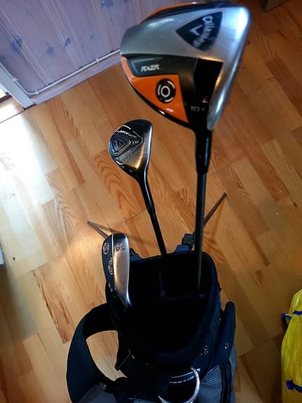Golfset / Startkit: Callaway Driver, Cleveland Wedge, Mizuno Järn & Stativbag
