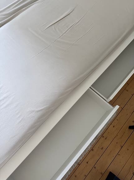 Sängstomme 160x200 IKEA Malm 4 lådor