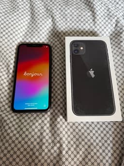 IPhone 11 mobil 128 GB svart