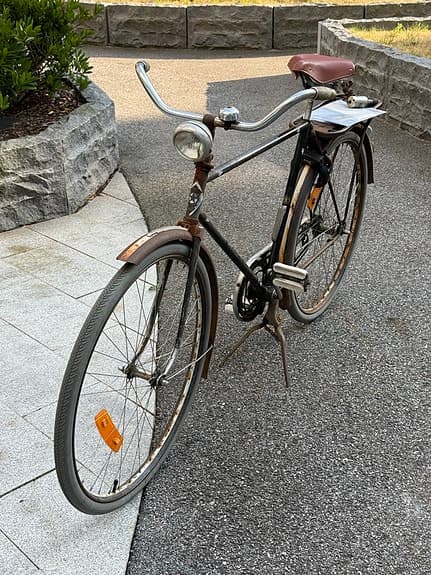 Wiklunds Nordstjernan Herrcykel - Originalkvitto från 1950