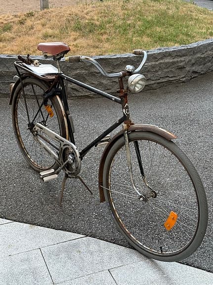 Wiklunds Nordstjernan Herrcykel - Originalkvitto från 1950