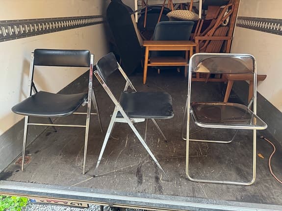 Klappstolar vintage retro
