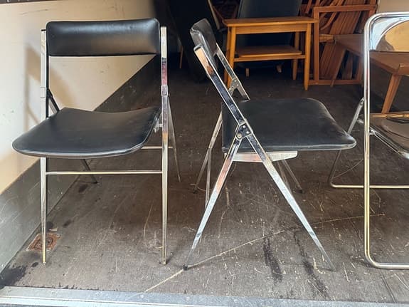 Klappstolar vintage retro