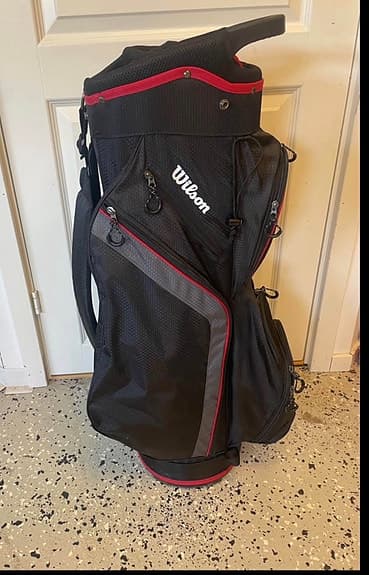 Wilson vagnbag svart/röd