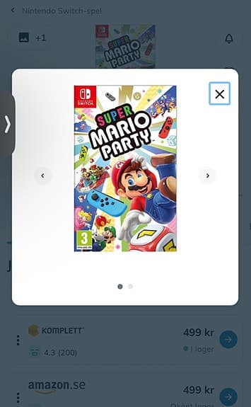 Nintendo Switch Super Mario Party spel
