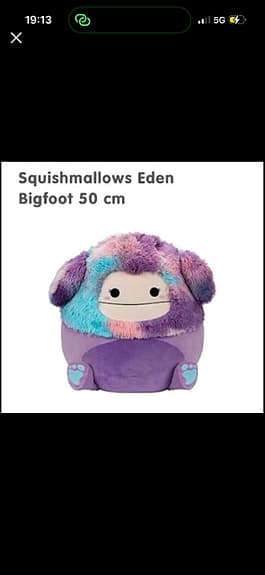 Squishmallows Eden Bigfoot gosedjur 50 cm