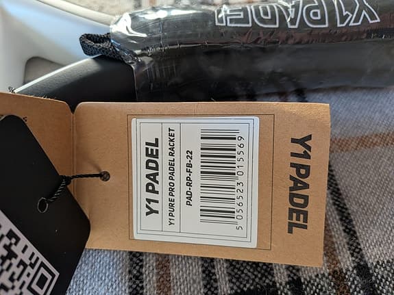 Y1 Padel Pure Pro Padelracket - Helt nytt och oanvänt