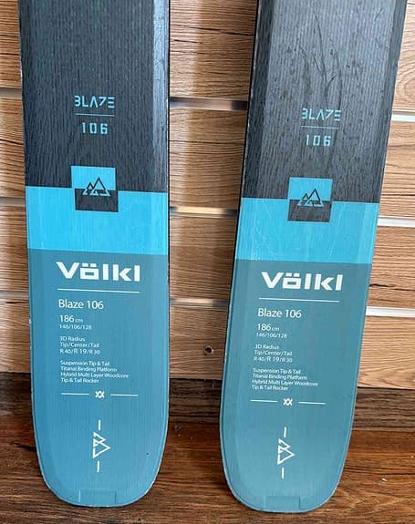 Völkl Blaze 86 Mod.2024 i 186cm med Marker Griffon 13 TCX Demo