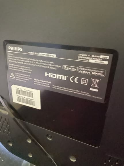 Philips HDMI TV svart 42”
