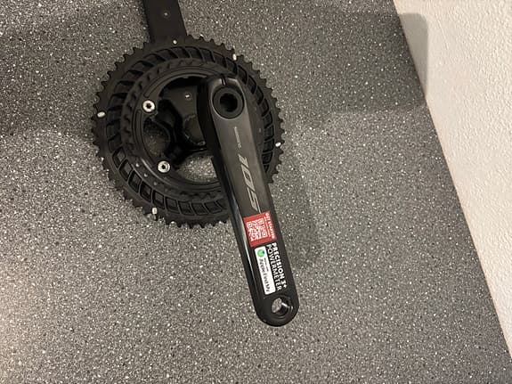 Shimano 105 FC-R 7100 vevparti med 4iiii wattmätare