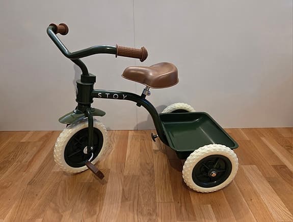 STOY Trehjuling cykel Vintage Army Green