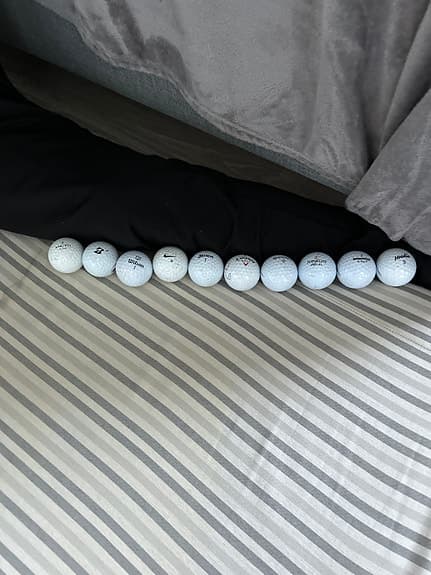 Golfbollar vita