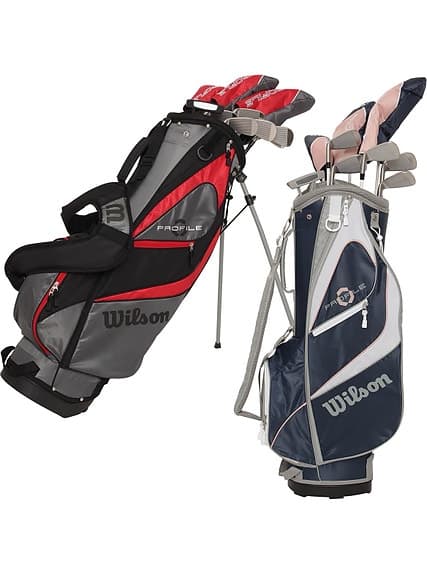 Wilson golfset med bag, vänster