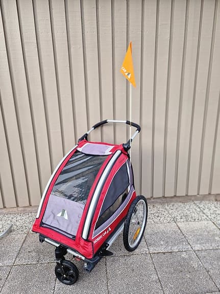 Nordic Cab Explorer cykelvagn/barnvagn inkl. joggingkit