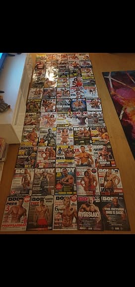 Samla projekt tidningar body tidigare 55st