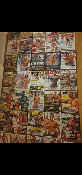 Samla projekt tidningar body tidigare 55st