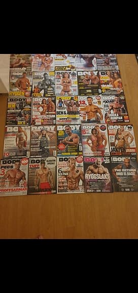 Samla projekt tidningar body tidigare 55st