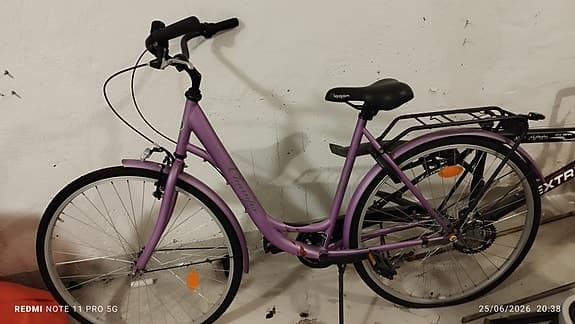 Logan 3 växlad damcykel stadscykel 28" L lila