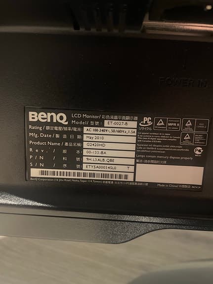 BenQ E2200HD 22" Full HD-skärm