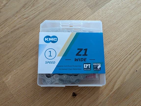 Cykelkedja KMC Z1 Wide EPT 112 länkar